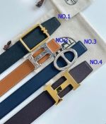 High-grade Copy Hermes Reversible Leather Strap Buckle with Box